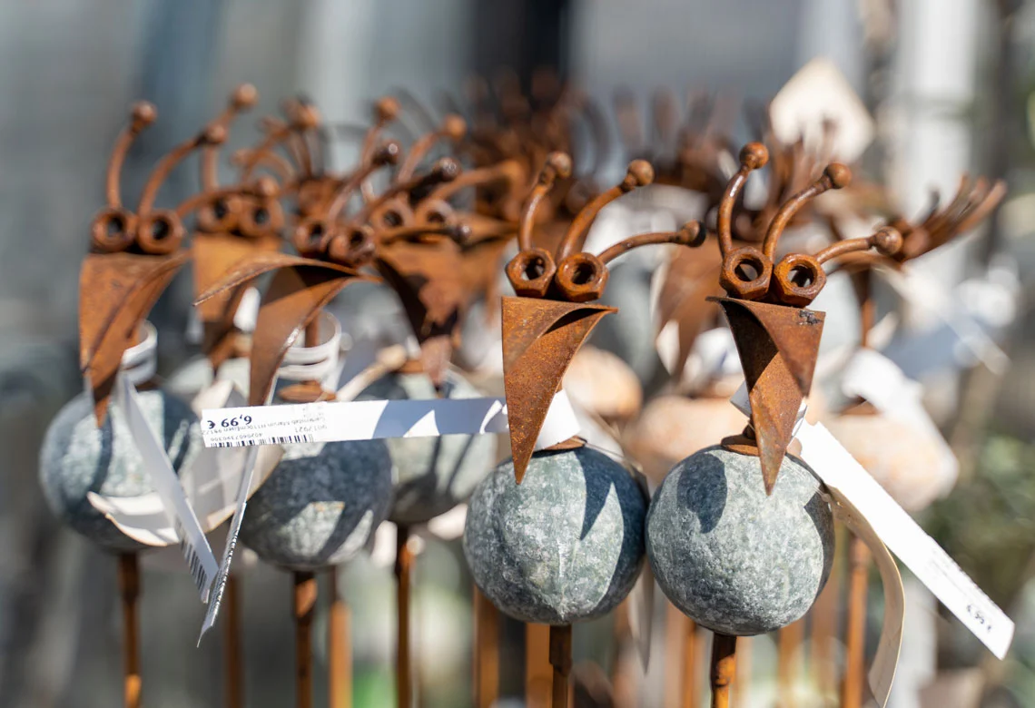 Deko-Figuren aus Rostmetall